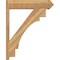 Ekena Millwork Merced Arts & Crafts Rough Sawn Outlooker, Western Red Cedar, 8"W x 34"D x 42"H OUT08X34X42MRC03RWR - alternate 2
